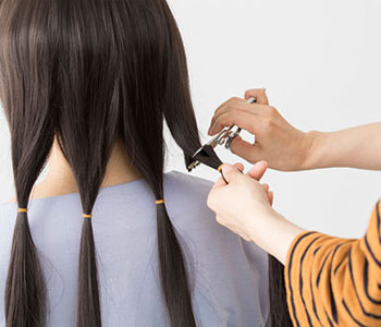 ヘアドネーションのカット