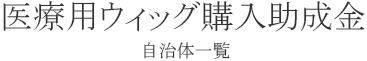 医療用ウィッグ購入助成金